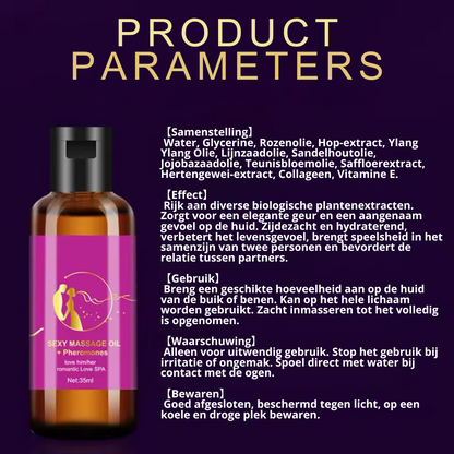 Zmysłowy Olejek do Masażu Eterycznego